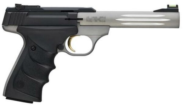 Browning Buck Mark Lite Gray URX DA 22LR 5.5" Barrel, Black Synthetic Grip Gray, 10rd
