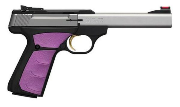 Browning Buck Mark Plus 22LR 5.5" SS Barrel Fuchsia Grips 10 Rd Mag