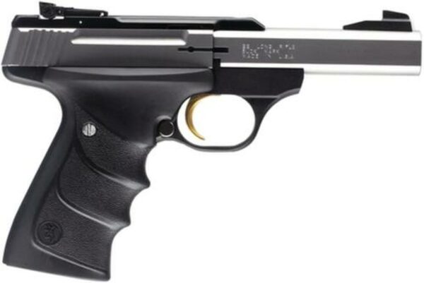 Browning 22LR Buck Mark Standard, Stainless Steel Finish & Ultragrip RX Grips