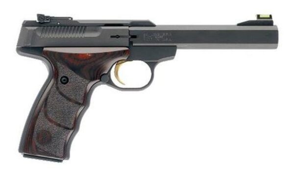 Browning Buck Mark, Rosewood UDX 22 LR, 5.5" Barrel, Aluminum Frame, Black, Rosewood FGrip, 10Rd