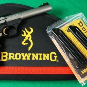 Browning Buck Mark Package 22LR Camper URX S/S 3 Mags & Pistol Rug