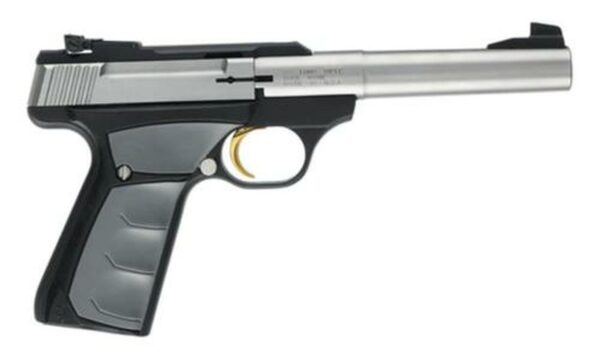 Browning Buck Mark Camper UFX 22LR 5.5" Tapered Bull Barrel Stainless Steel, UFX Ambidextrous Grips 10 Round