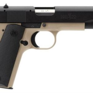 Browning 1911-22A1 22LR 4.25" Barrel Blue Finish Fixed Sights Tan Frame 10 Rd Mag