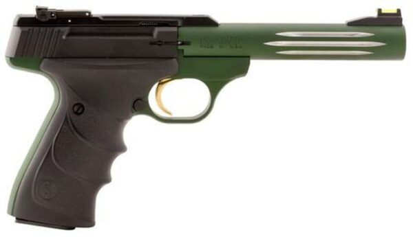 Browning Buck Mark URX, 22LR, 5.5", 10rd, Green Finish, Fiber Optic Sights