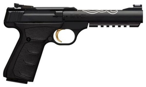 Browning BuckMark Lite UFX, 22LR, 5.5", 10rd, Black Ultragrip FX, Fiber Optic Sights
