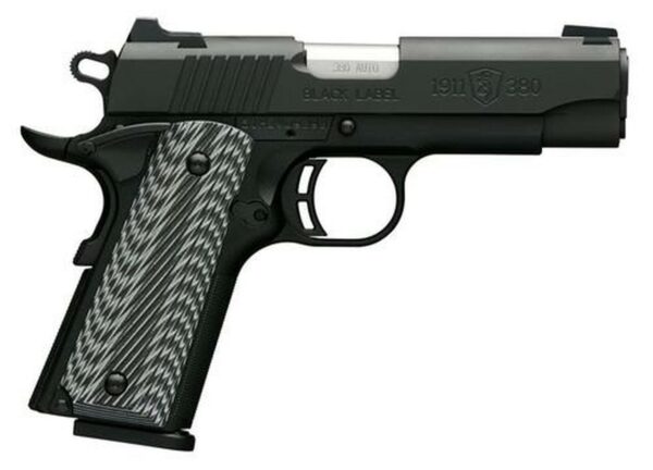 Browning Black Label Pro Compact 1911, .380 ACP, 3.62", 8rd