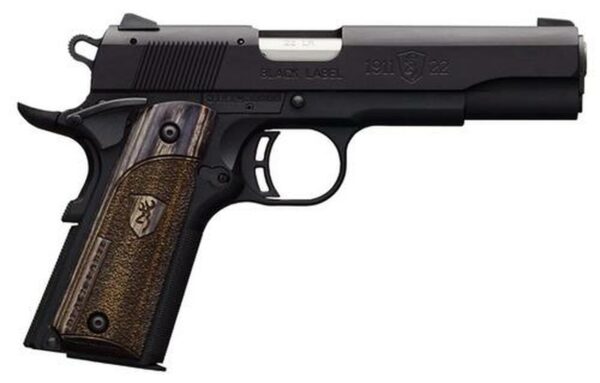 Browning Black Label Gray Compact 1911, 22LR, 3.62", 10rd, Combat Sights