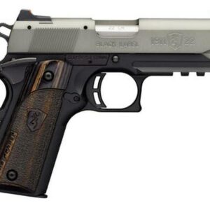 Browning Black Label Gray Compact 1911, 22LR, 3.75", 10rd