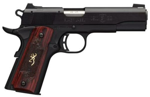 Browning Black Label Medallion 1911, 22LR, 4.25", 10rd, Rosewood Grips