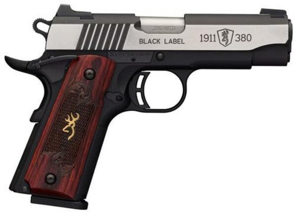 Browning Black Label Medallion Pro Compact, .380 ACP, 3.62", 8rd