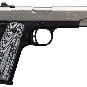 Browning 1911-380 Black Label Pro Single 380 ACP, SS, G10,, rd, 8 rd
