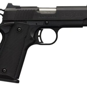 Browning Black Label Special Compact 1911, .380 ACP, 3.625", 8rd, Black