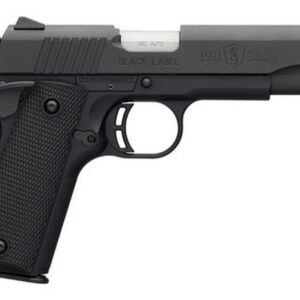 Browning 1911 Black Label, .380 ACP, 4.25" Barrel, 8rd, Black