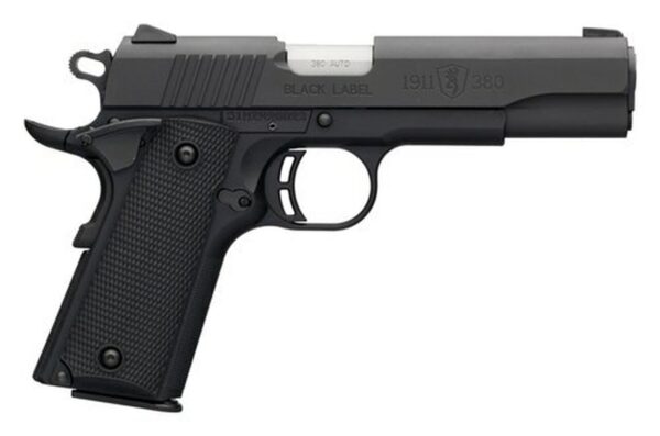 Browning 1911 Black Label, .380 ACP, 3.625" Barrel, 8rd, Black