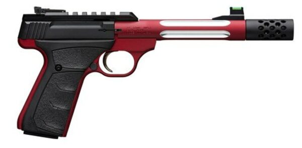 Browning Buck Mark+ Light Competition UFX 22 LR, 5.9" Barrel, Suppressor Ready, Red
