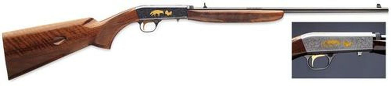 Browning SA-22 Grade VI 22LR 19.25" Barrel, Gloss Wal Stock Gray Satin, 12rd