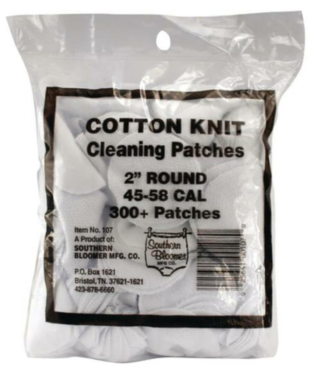 Southern Bloomer Muzzleloader Cleaning Patches 2"rd