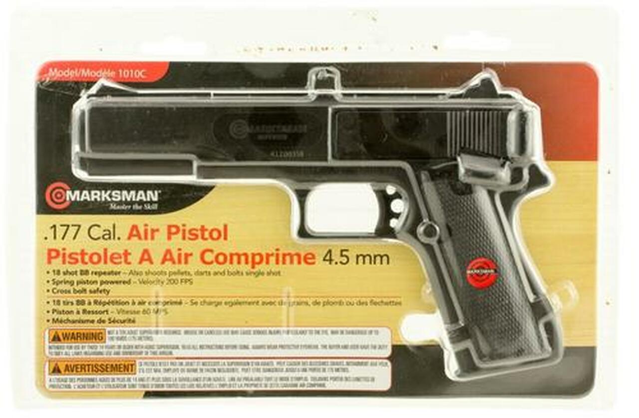 Marksman Air Pistol Double .177 BB Black