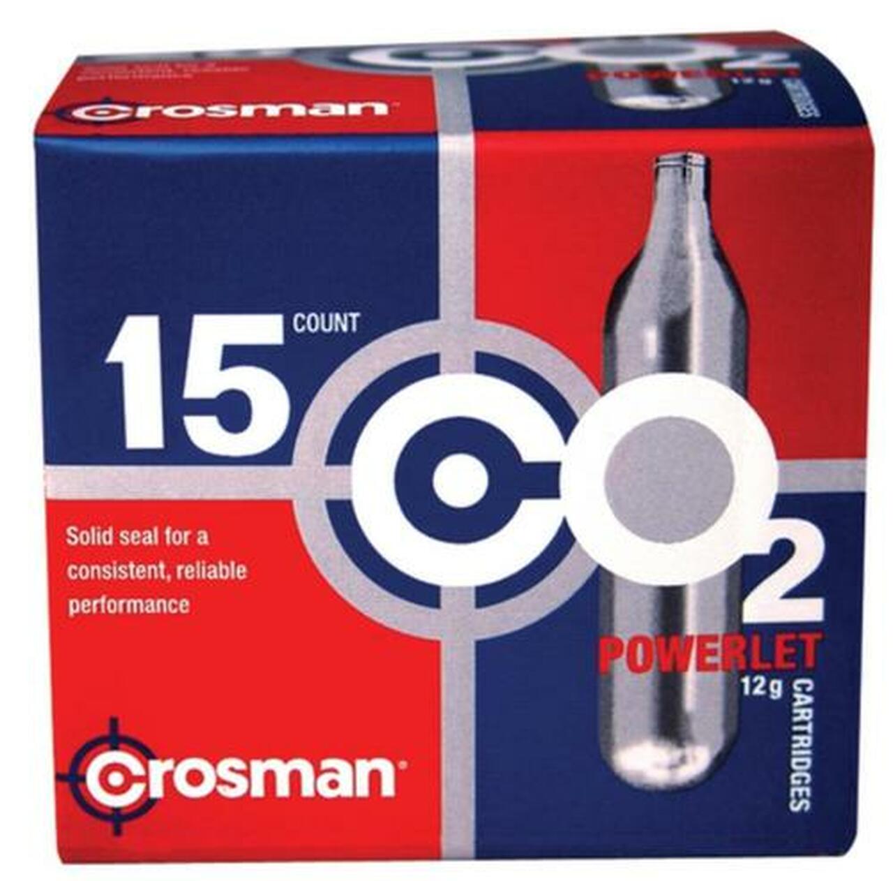Crosman Air Guns Copperhead CO2 12 Gram, 15 Cylinders/Pack