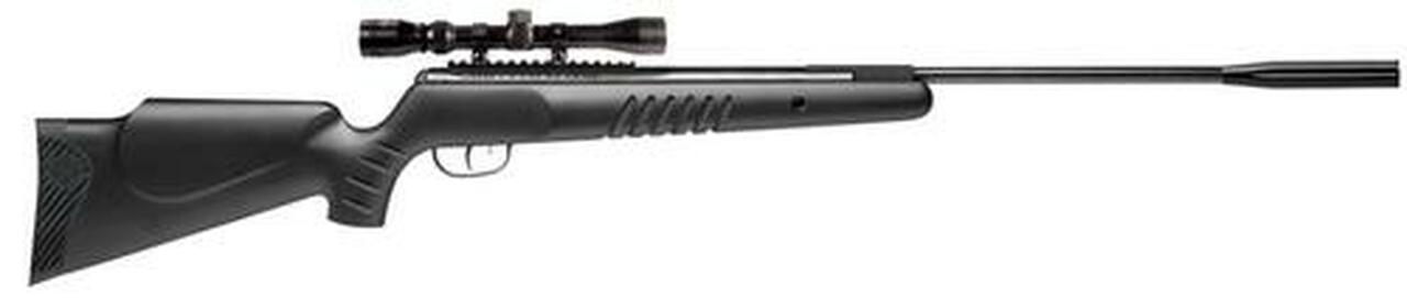 Benjamin Titan NP Air Rifle Break Open .22 Pellet, Scope, Hardwood Stock