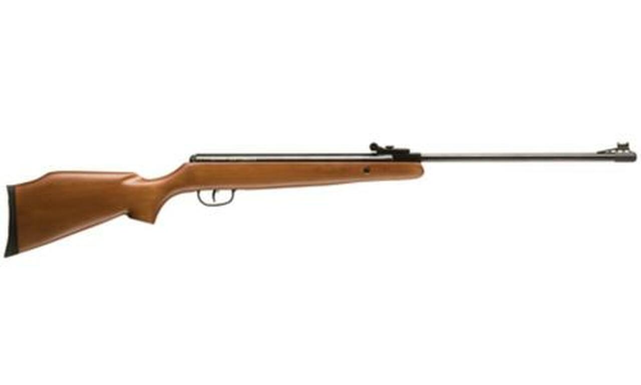 Crosman Air Guns Optimus Air Rifle .177 Caliber Break Barrel Hardwood Stock Fiber Optic Sights