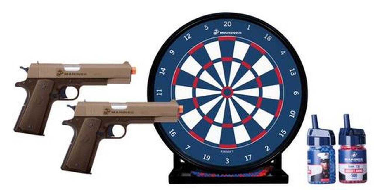 Crosman Marines Air Pistol Kit 6mm Airsoft Brown