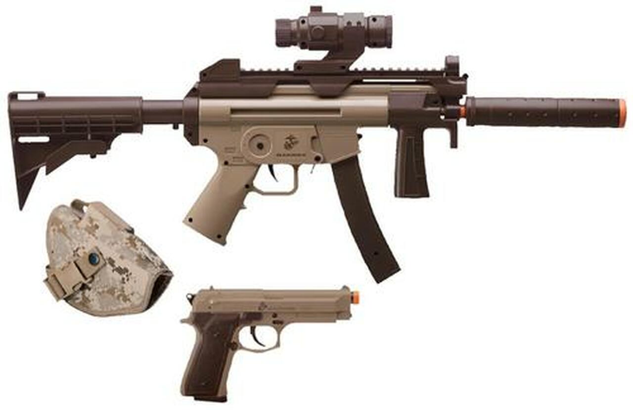 Crosman Marines Air Rifle Kit Semi-Auto 6mm Airsoft Two Tone