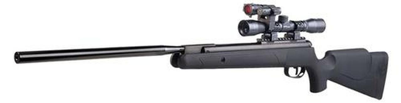Benjamin Varmint Power Pack Air Rifle BO .22 Pellet Scope Black Synthetic Stock