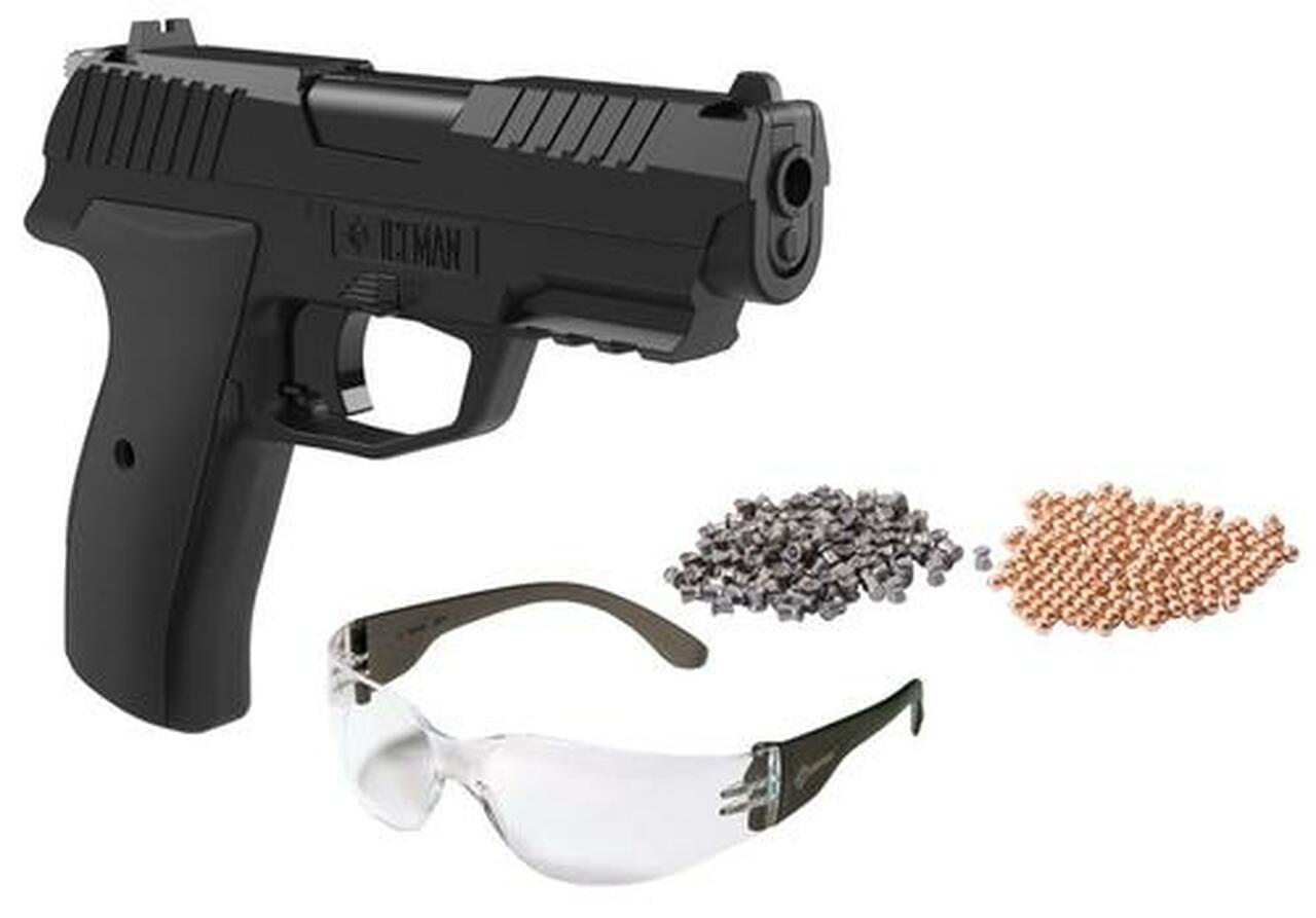 Crosman Iceman Air Pistol Kit Repeater .177 BB Black