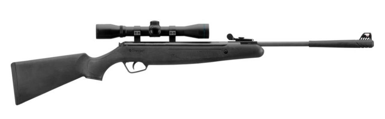 Stoeger X-10 Black Synthetic Hunter-Style Stock With Fiber-Optic Sights and 4 x 32 Scope