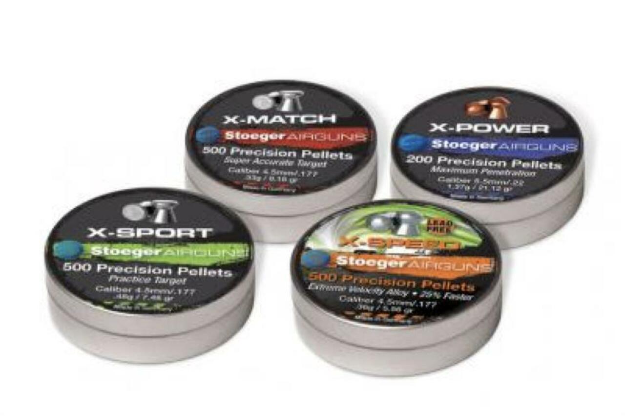 Stoeger X-Speed Extreme Velocity Lead Free Alloy 25% Faster Dome Point- 200Ct