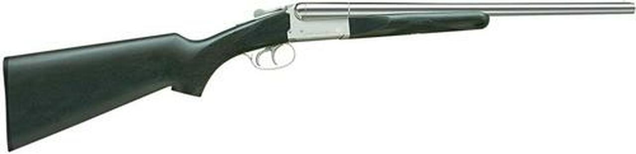 Stoeger Coach Gun SxS, Black Walnut, Polished Nickel 12 Ga, 20" Barrel
