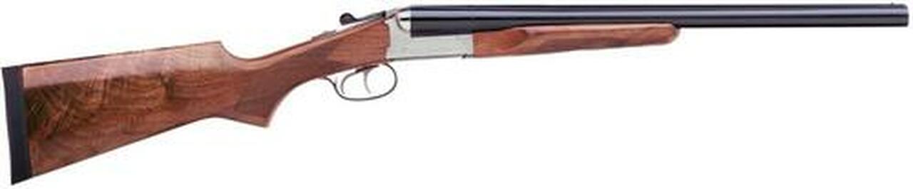 Stoeger Coach Gun Sxs, Aa-Grade Gloss Walnut, Blue/Stainless Receiver 20 Ga, 20