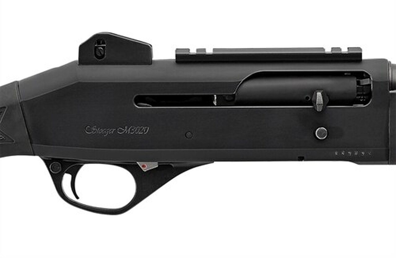 Stoeger M3020, Semi-Auto 20 Ga, 18.5" Barrel, 3", 4rd, Ghost Ring Sights, Black
