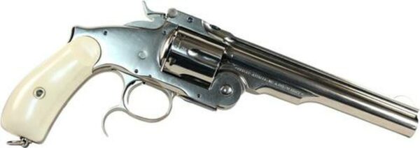 Uberti Russian Top Break, .45 Colt, 6.5", Nickel Finish, Ivory Grip