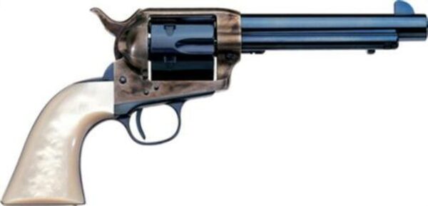 Uberti 1873 Frisco Cattleman Charcoal .45 Colt, 4.75", Pearl Grips, Charcoal Blue