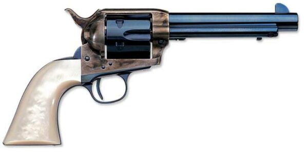 Uberti 1873 Cattleman Charcoal, .45 Colt, 7.5", Pearl Grips, Charcoal Blue Finish
