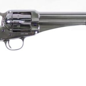 Uberti Frank James 1875 Single Action Army Outlaw, .45 Colt, 7.5", Ivory-Style Grip, Nickel Finish