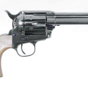 Uberti Doc 1873 Single Action Cattleman New Model, .45 Colt, 4.75", Nickel-Plated