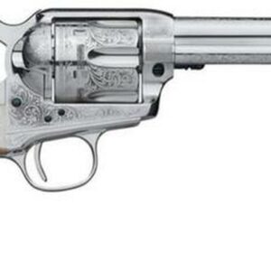 Uberti 1873 Cattleman NM Engraved, .45 Colt, 4.75", Pearl Grip, Stainless Steel