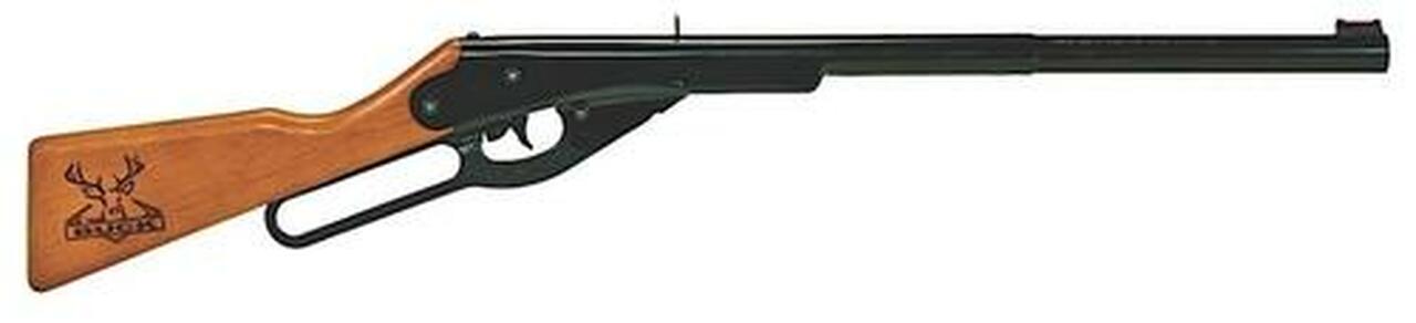 Daisy 2 Air Rifle Lever .177 BBs Truglo Sight Wood Stock Blued