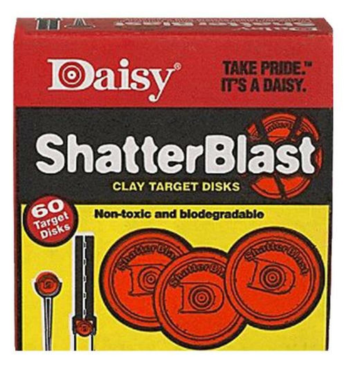 Daisy 60 Count 2" ShatterBlast Clay Target 60 pack