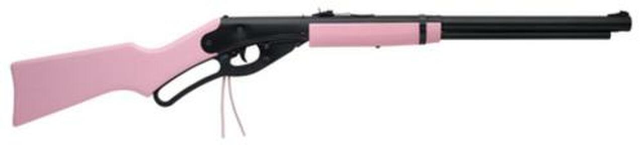 Daisy, 991999-503, Air Rifle, 177BB, 350, Pink, Lever Action Carbine BB, Box, Wood