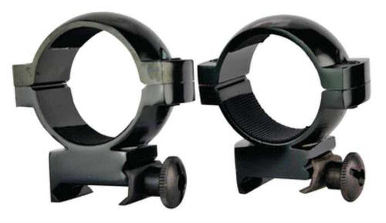Traditions Rings Weaver Style Bases High 30mm Diameter Black