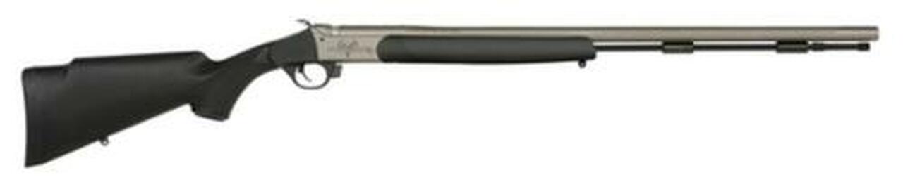 Traditions Black Powder Pursuit G4 Ultralight .50 Caliber 26" Tapered Fluted Barrel CeraKote Finish No Sights Black Stock