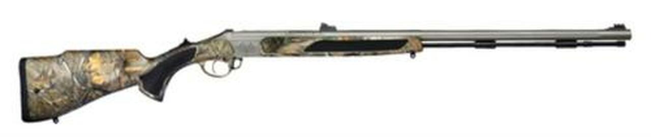 Traditions Black Powder Vortek StrikerFire Northwest Magnum .50 Caliber 28" Tapered Fluted Barrel CeraKote Finish TAC2 Trigger Realtree Xtra Camo Hogue Overmold Soft Touch Stock