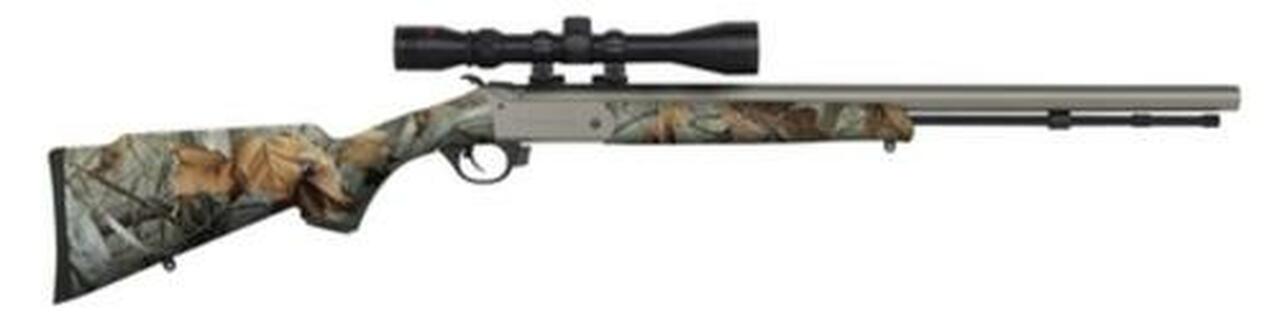 Traditions Black Powder Buckstalker Accelerator Break-Open Muzzleloader .50 Caliber 24" Barrel CeraKote Finish 3-9x40mm Duplex Scope G-2 Vista Stock