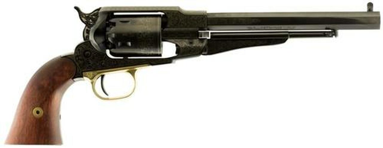 Traditions 1858 Army Engraved Revolver (Inline) 44 Black Powder 8" OB
