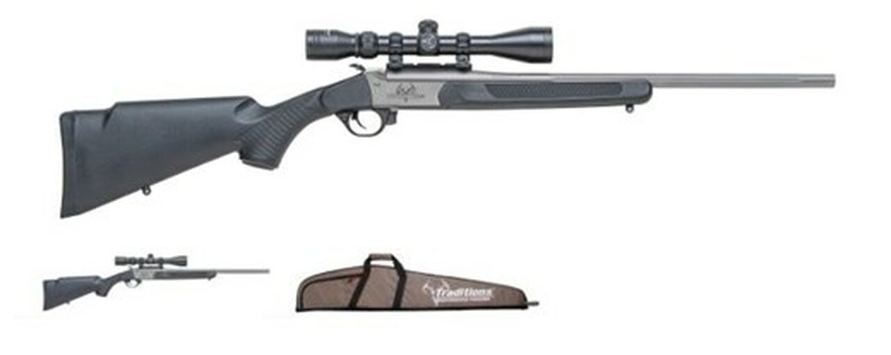 Traditions Outfitter G2 Package 35 Whelen 22" Fluted Barrel 3-9x40 Scope Mounted and Sighted In