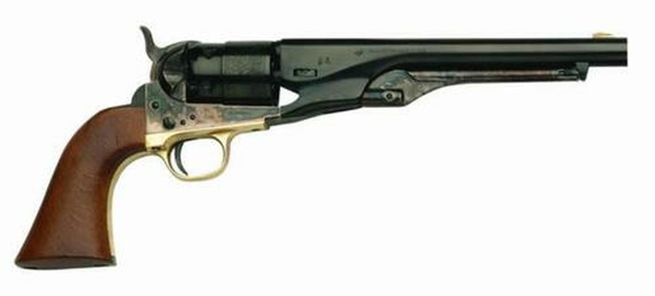 Traditions Single 44 8" Barrel Hammer/Blade Walnut Grips Stock